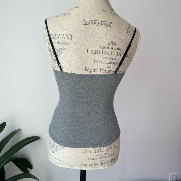 Grey and black lace detail corset top - Picture 6 of 10